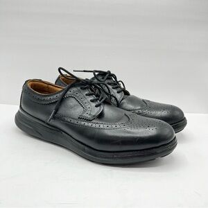 Kuru Men’s Size 9 Black Oxford Lace Up Dress Shoes Work Date Professional